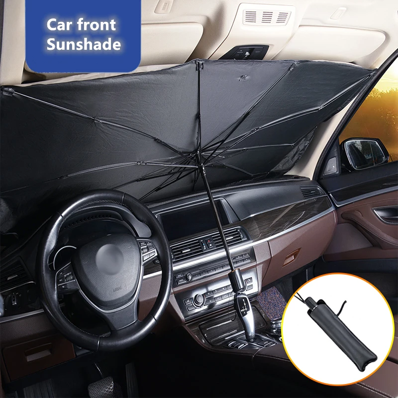 Tech Car Accessories - Parasole per Parabrezza Auto Multifunzionale Pieghevole