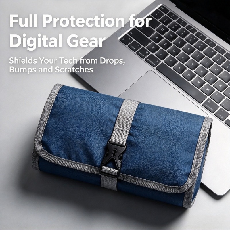 Tech Accessories Travel Organizer Pouch - Borsa organizer per cavi di grande