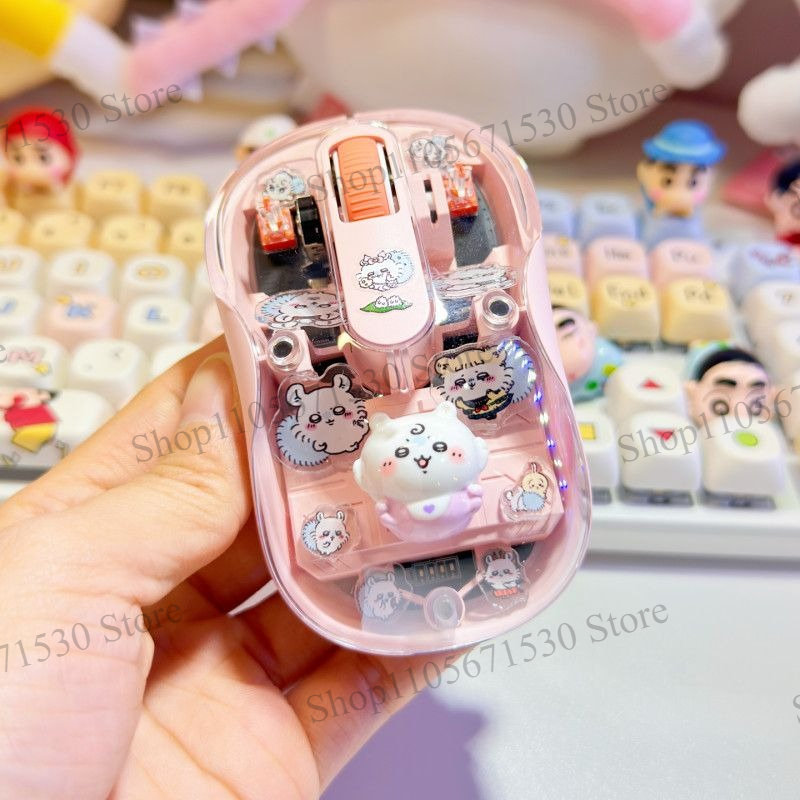 Kawaii Tech Accessories - Mouse wireless Kawaii Chiikawa, modello Kurimujji