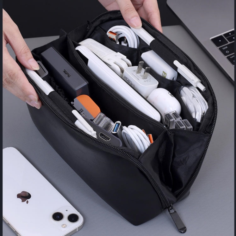 Borsa Organizer in PU per Cavi - Tech Accessories Storage recensione e prezzo