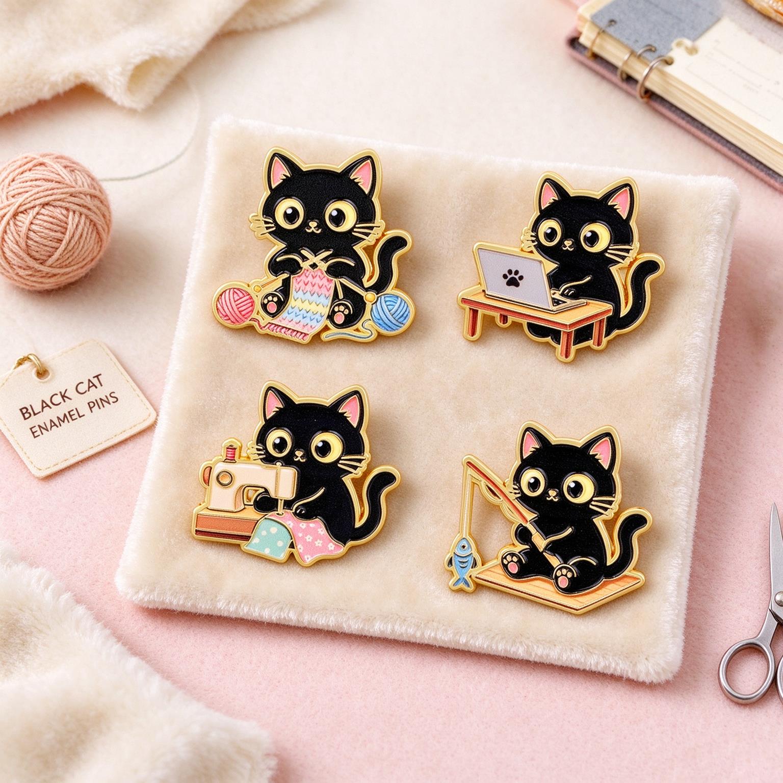 Set da 4 spille smaltate a for - Kawaii Tech Accessories recensione e prezzo